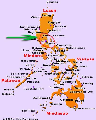Landkarte Philippinen 